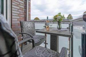 Balkón nebo terasa v ubytování Brenkenhagener Weg 4 Strandläufer + 37 fotografií