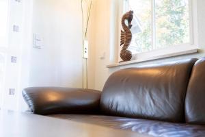 Posezení v ubytování Haus am Kurpark Timmendorfer Strand Wohnung 4