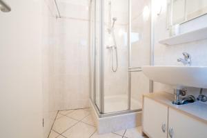 Koupelna v ubytování Haus Seebrise- Wohnung 7