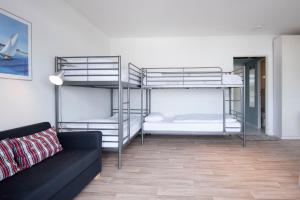 Postel nebo postele na pokoji v ubytování Baltic Strandkoje Grömitz