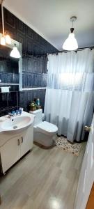 Ένα μπάνιο στο Cabañas Bell Terra Ville