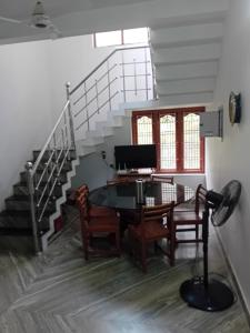 Χώρος καθιστικού στο Moon moon Garden