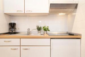 Kuchyň nebo kuchyňský kout v ubytování Lindenbuschen 2 Wohnung 6