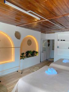 Postel nebo postele na pokoji v ubytování Chút Homestay + 2 fotografie