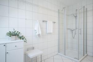 Koupelna v ubytování Strandresidenz Wohnung 7