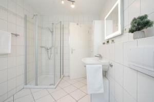 Koupelna v ubytování Strandresidenz Wohnung 7