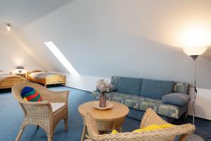Posezení v ubytování Strandresidenz Wohnung 7