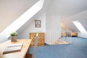 Postel nebo postele na pokoji v ubytování Strandresidenz Wohnung 7