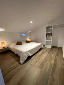 Ένα ή περισσότερα κρεβάτια σε δωμάτιο στο Appartement Terrasse