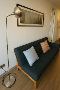 Posezení v ubytování Gran depto en Barrio Italia - Condell