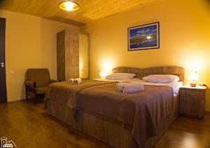 Letto o letti in una camera di Becho House
