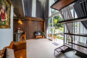 Katil atau katil-katil dalam bilik di Hayana Villa Kintamani +109 gambar