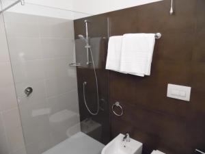Koupelna v ubytování Hotel Trento