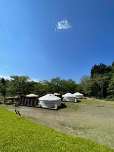 Příroda nedaleko luxury tent