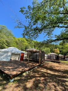 Příroda nedaleko luxury tent