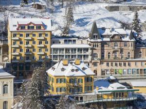 Spacious apartment with mountain view durante l'inverno