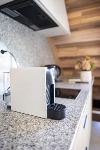 Dapur atau dapur kecil di Pálavské Apartmány Original