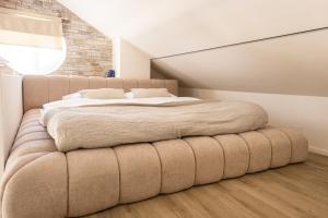 Katil atau katil-katil dalam bilik di Pálavské Apartmány Original