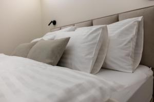 Katil atau katil-katil dalam bilik di Pálavské Apartmány Original