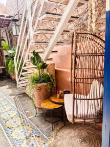 Balkón nebo terasa v ubytování Riad 10 Mandarin BOUTIQUE RIAD
