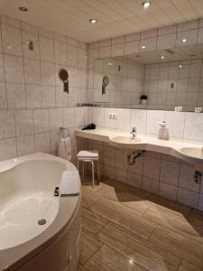 Bilik mandi di HOTEL WALDHORN
