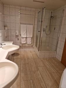 Bilik mandi di HOTEL WALDHORN