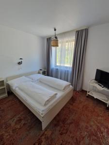 Katil atau katil-katil dalam bilik di HOTEL WALDHORN