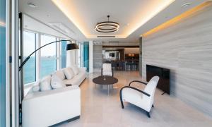 Atpūtas zona naktsmītnē New CZ LCT Residence