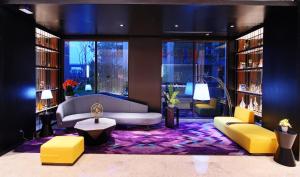 Khu vực ghế ngồi tại Hampton by Hilton Shanghai Hongqiao NECC