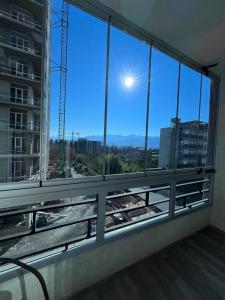 a view from the balcony of a building at Studio Near Beach & Boulevard in Adliye