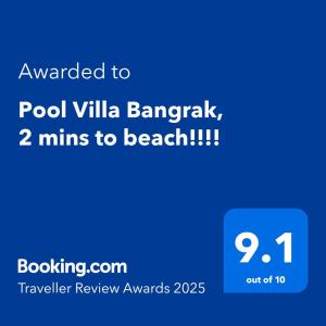 Gallery image of Pool Villa Bangrak, 2 mins to beach!!!! in Bang Rak Beach