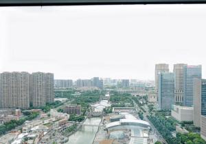 佛山景观或在酒店看到的城市景观