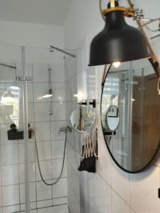 Koupelna v ubytování Ferienwohnung am Markt + 22 fotografií
