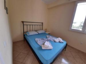Postel nebo postele na pokoji v ubytování Sea View Luxury Apartments Palase Dhermi