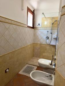 Koupelna v ubytování B&B Chorisia