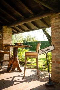 Balkón nebo terasa v ubytování Agriturismo Corte Capiluppia