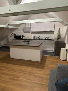 Η κουζίνα ή μικρή κουζίνα στο appartement centre mulhouse