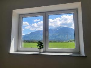 山景或在度假屋看到的山景