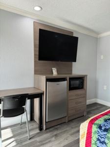 Televisyen dan/atau pusat hiburan di Luxury inn
