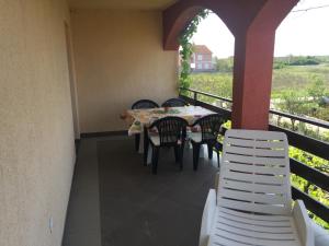 Balkón nebo terasa v ubytování Apartments Anka
