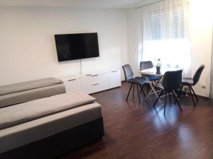 TV a/nebo společenská místnost v ubytování Apartment Metzingen City