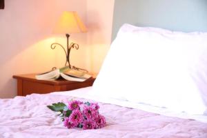 Giường trong phòng chung tại Premium Rethymno Villa 3 Bedrooms Villa Hinaki