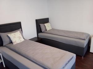 Postel nebo postele na pokoji v ubytování Apartment Metzingen City