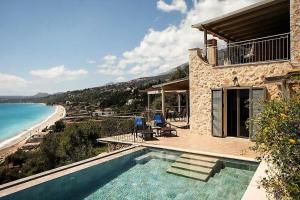 Fotografia z galérie ubytovania Unique Kefalonia Villa 2 Bedrooms Villa Kalou Cottage Breath Taking Sea Views Lourdas v destinácii Kefallonia