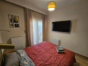 Ένα ή περισσότερα κρεβάτια σε δωμάτιο στο Renovated beautiful apartment
