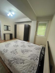 ゲヴゲリヤにあるMitrovi Apartmentの部屋の中に大きなベッドがある寝室