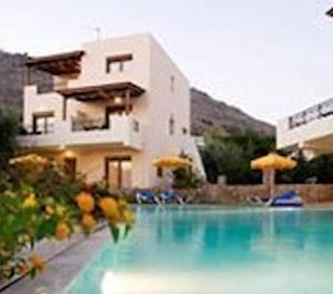 The swimming pool at or close to Executive Rhodes Villa 4 Bedroom - 4 Bathroom Bd Villa Pefkos