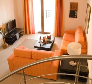A television and/or entertainment centre at Executive Rhodes Villa 4 Bedroom - 4 Bathroom Bd Villa Pefkos