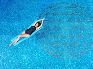 Bazén v ubytování Meiser SPA Resort nebo v jeho okolí
