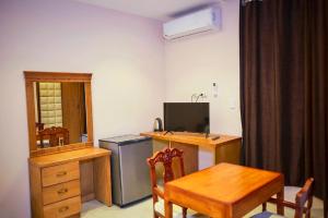 Köök või kööginurk majutusasutuses Grand Golden Pyramids View Hotel